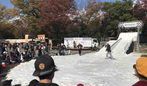 雪山でアマチュア無線を！スノーバンクで2日間のPRを実施中！