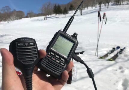 スキー場でアマチュア無線　オンエアーズ OnAirs