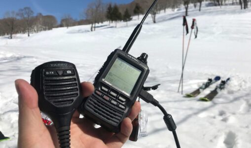 スキー場でアマチュア無線　オンエアーズ OnAirs