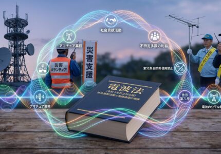 アマチュア無線の利用拡大に関連する電波法等の条文