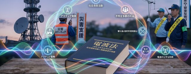 アマチュア無線の利用拡大に関連する電波法等の条文