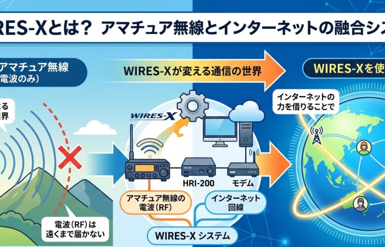 【初心者向け】WIRES-Xとは？アマチュア無線×ネットで世界と繋がる仕組みを徹底解説！